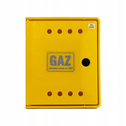 Szafka gazowa 25x30x15 żółta