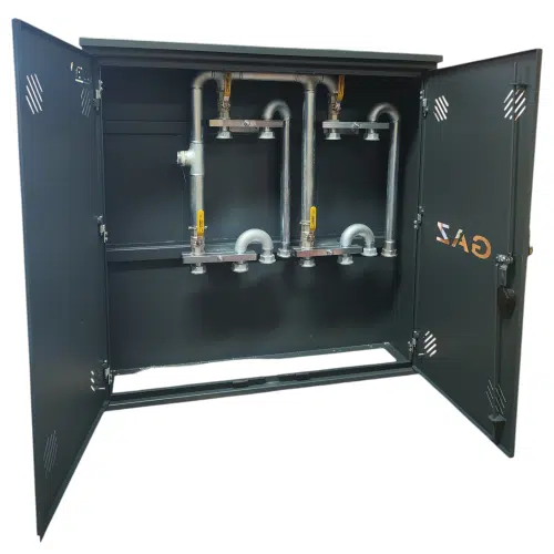 Szafka 3-G aluminiowa z monozłączami