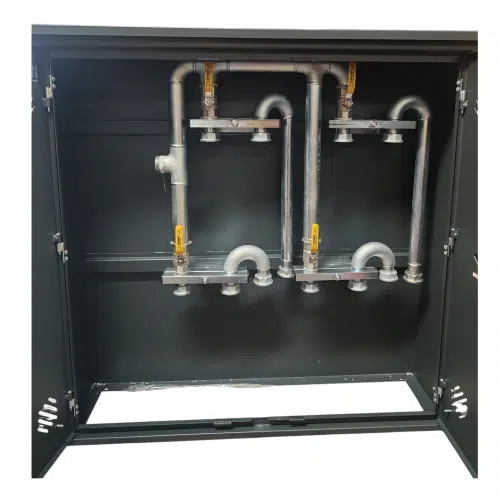 Szafka 4-G aluminiowa z monozłączami