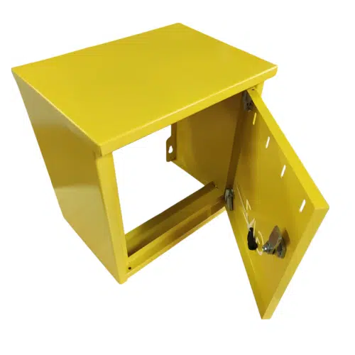 Szafka gazowa 30x30x20 Metalowa żółta